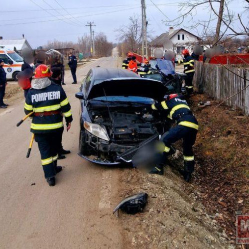 Accident rutier la Dumbravita: un bărbat a fost rănit