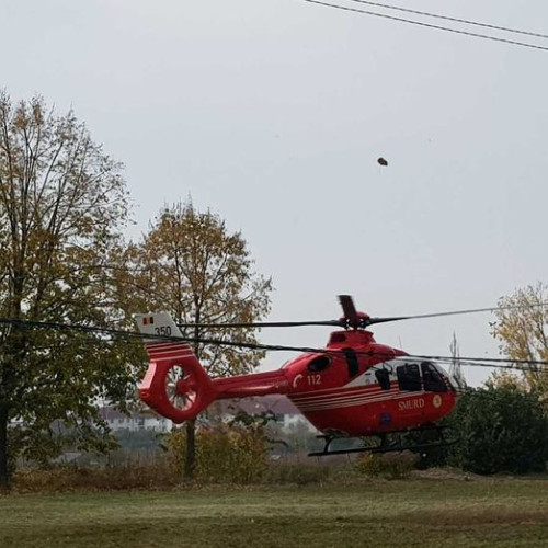 Elicopterul SMURD a intervenit pentru un bărbat cu infarct miocardic acut