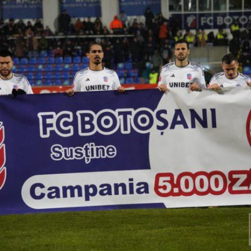 Jucătorii FC Botoșani promovează campania umanitară &quot;5000 de Zâmbete&quot;