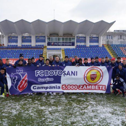 FC Botoșani se alătură campaniei umanitare &quot;5000 de Zâmbete&quot;