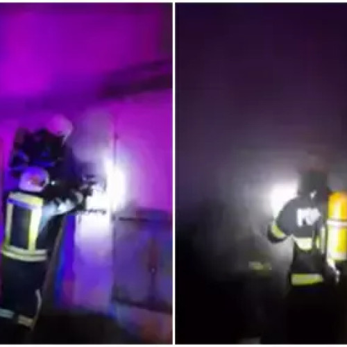 Incendiu într-o garsonieră din Trusesti