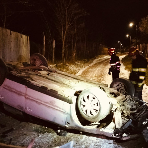 Accident rutier la Socrujeni, fără victime