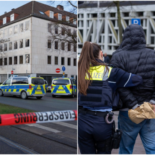 Galerie Foto Atac armat cu victime multiple la un tribunal din Germania, după un proces de crimă. Un suspect a fost reținut, altul în libertate