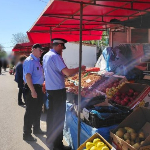 Comercianții din Piața Centrală Botoșani, sancționați pentru prețuri neafișate