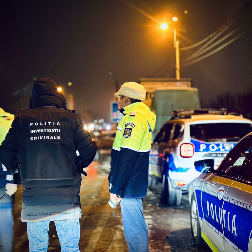 Acțiuni ample ale poliției botoșănene în weekend