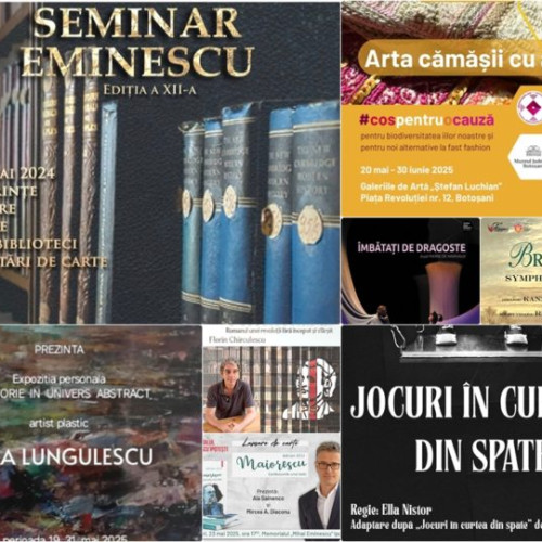 Evenimente culturale în Botoșani: muzică, teatru și expoziții