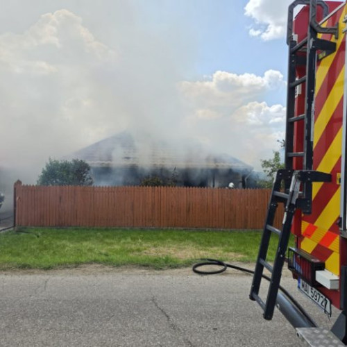 Incendiu devastator în comuna Avrameni