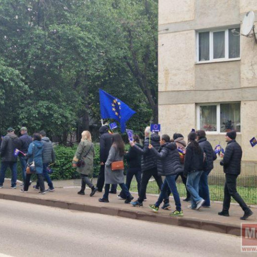 Marș pro Europa la Botoșani