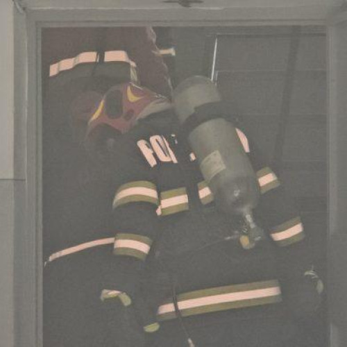 Incendiu în apartament la Botoșani provocat de o centrală termică