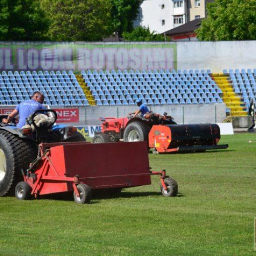 Lucrări de mentenanță la stadionul &quot;Municipal&quot; din Botoșani