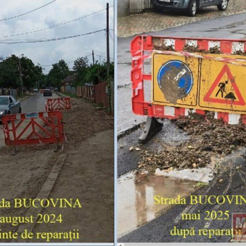 Degradarea străzii Bucovina pune în alertă autoritățile din Botoșani
