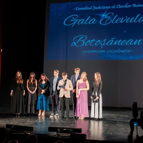 Gala elevului botoșănean a celebrat performanța și implicarea în educația locală