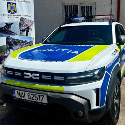 IPJ Botoșani a dotat Compartimentul de Poliție Canină cu o autospecială nouă