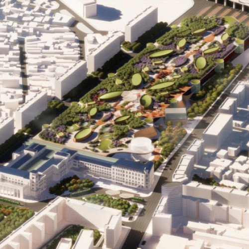 Foto Primarul Capitalei anunță „un amplu proiect de regenerare urbană în zona Gării de Nord”. Cum ar putea arăta acesta