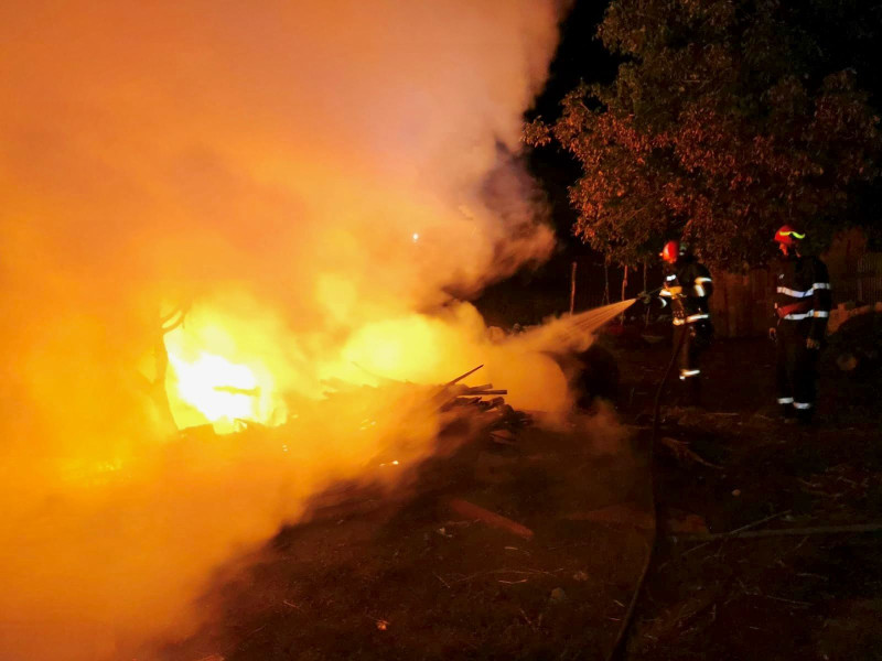 Patru incendii în județul Botoșani în ultimele 24 de ore