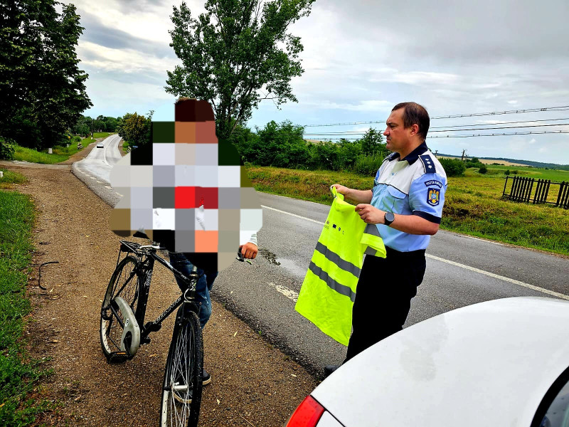 Acţiune de prevenire a accidentelor cu biciclişti în judeţul Botoşani
