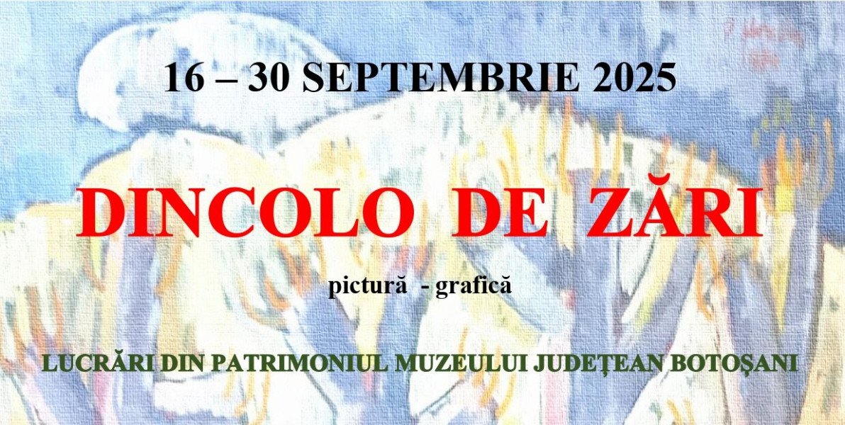 Expoziție de pictură și grafică despre peisaje la Muzeul Județean Botoșani