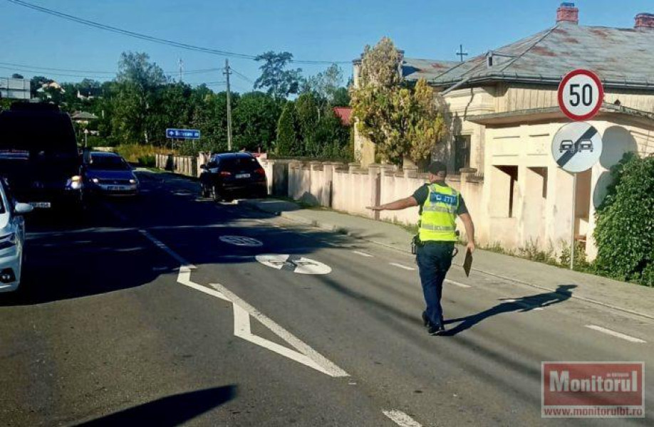 Poliția Ștefănești a sancționat zeci de șoferi în campania pentru siguranța rutieră