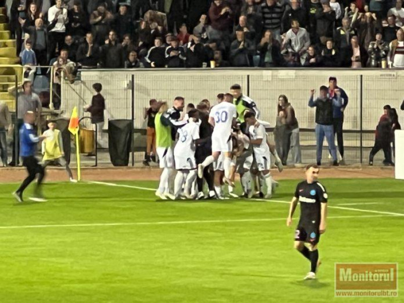 FC Botoșani a învins FCSB cu 3-1 la un meci cu asistență record