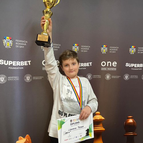 Teodor Lipovanu, vicecampion național la șah blitz din Botoșani