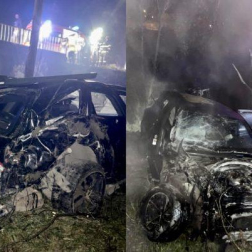 Două persoane rănite după un accident grav în apropiere de Botoșani