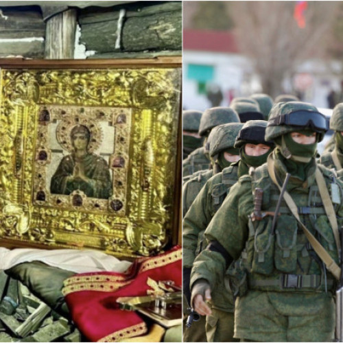 Icoana făcătoare de minuni a spionilor ruși, promovată în Ucraina cu controverse grave