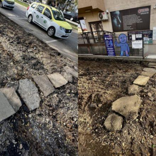 Pacienți din Botoșani întâmpină dificultăți din cauza lucrărilor din fața unui centru medical